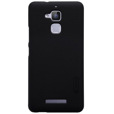 Asus Zenfone 3 Max (ZC520TL) Nillkin Frosted Shield juodas plastikinis dėklas + apsauginė ekrano plėvelė / Priedai.lt