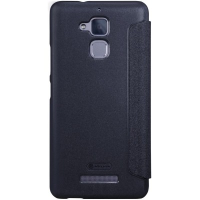 Asus Zenfone 3 Max (ZC520TL) pilkas odinis atverčiamas Nillkin Sparkle dėklas - knygutė / Priedai.lt