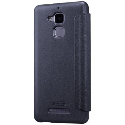 Asus Zenfone 3 Max (ZC520TL) pilkas odinis atverčiamas Nillkin Sparkle dėklas - knygutė / Priedai.lt