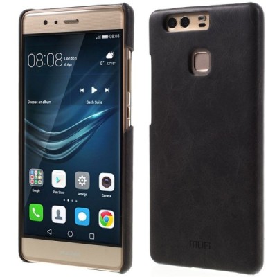 „Mofi“ Slim Leather Huawei P9 (Huawei Ascend P9) pilkas odinis dėklas - nugarėlė / Priedai.lt