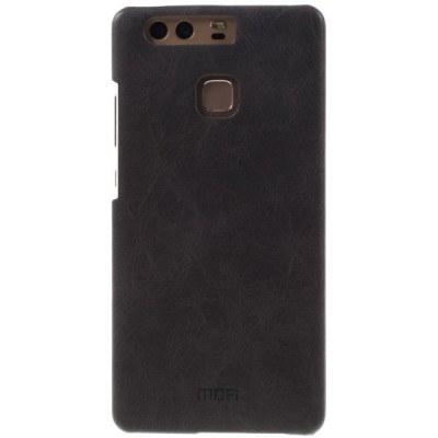 „Mofi“ Slim Leather Huawei P9 (Huawei Ascend P9) pilkas odinis dėklas - nugarėlė / Priedai.lt