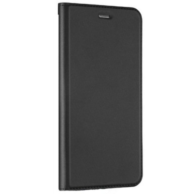 „Dux Ducis“ Skin serijos Huawei Honor 8 juodas odinis atverčiamas dėklas / Priedai.lt