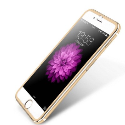 Apple iPhone 7 ir Apple iPhone 8 „Hat-Prince“ 9H Tempered Glass sustiprintos apsaugos auksinis pilnai dengiantis apsauginis ekra