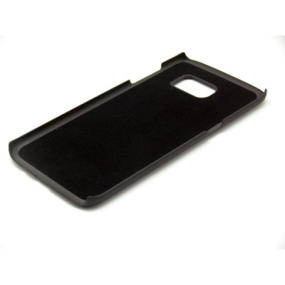 Samsung Galaxy S7 Edge „Crafted Cover“ Juodas Vytis natūralaus medžio dėklas (šviesus medis) / Priedai.lt