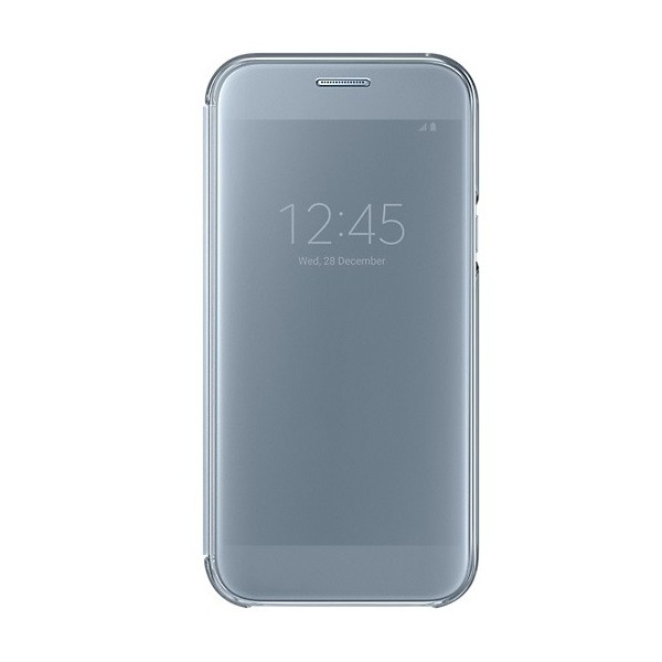 „Samsung“ Clear View Cover atverčiamas dėklas - sidabrinis (Galaxy A5 2017)