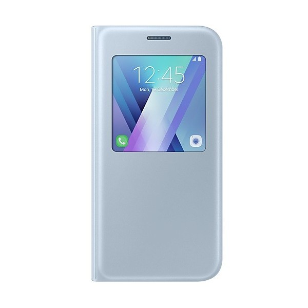 „Samsung“ S View Cover atverčiamas dėklas - šviesiai mėlynas (Galaxy A5 2017)