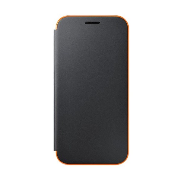 „Samsung“ Neon Flip Cover atverčiamas dėklas - juodas (Galaxy A3 2017)