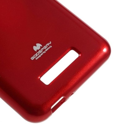 Asus Zenfone 3 Max (ZC520TL) raudonas Mercury kieto silikono (TPU) dėklas / Priedai.lt