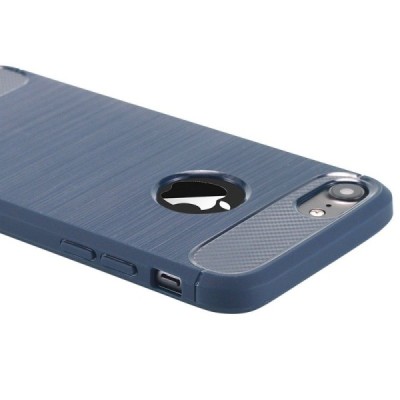 Apple iPhone 7 (iPhone 8) „IPAKY FASHION“ kieto silikono TPU tamsiai mėlynas dėklas - nugarėlė / Priedai.lt