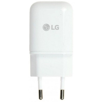 Oficialus LG Type-C baltas įkroviklis (3000 mAh, MCS-N04ER, Europa, originalus) / Priedai.lt
