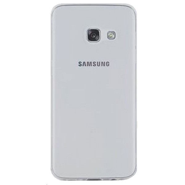 Ploniausias TPU skaidrus dėklas - pilkas (Galaxy A3 2017)