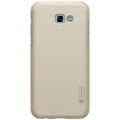 Samsung Galaxy A5 2017 (A520) Nillkin Frosted Shield auksinis plastikinis dėklas / Priedai.lt