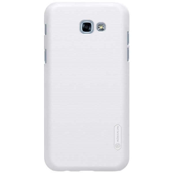 „Nillkin“ Frosted Shield dėklas - baltas + apsauginė ekrano plėvelė (Galaxy A3 2017)