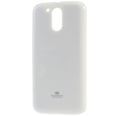 Motorola Moto G4, Moto G4 Plus baltas Mercury kieto silikono (TPU) dėklas / Priedai.lt