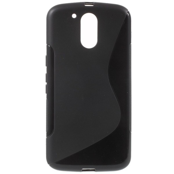 Kieto silikono (TPU) dėklas - juodas (Moto G4 / Moto G4 Plus)