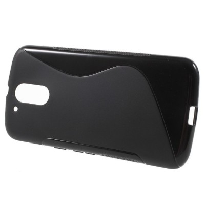 Motorola Moto G4, Moto G4 Plus kieto silikono TPU juodas dėklas - nugarėlė / Priedai.lt