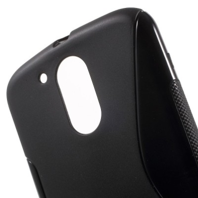 Motorola Moto G4, Moto G4 Plus kieto silikono TPU juodas dėklas - nugarėlė / Priedai.lt