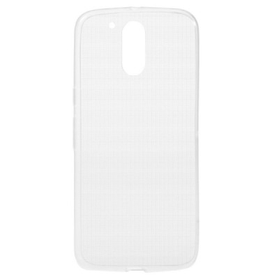 Motorola Moto Moto G4, Moto G4 Plus skaidrus (permatomas) kieto silikono TPU ploniausias pasaulyje dėklas / Priedai.lt