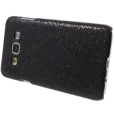 Samsung Galaxy A3 (A300) Fashion juodas plastikinis dėklas / Priedai.lt