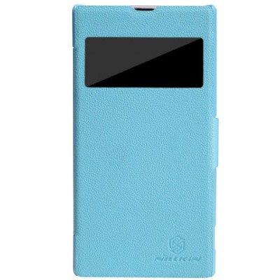 „Nillkin“ Fresh atverčiamas Sony Xperia Z1 mėlynas dėklas / Priedai.lt