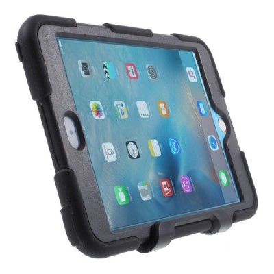 Apple iPad mini 4 (iPad mini 2019) sustiprintos apsaugos dėklas - juodas - nugarėlė / Priedai.lt