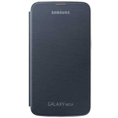 Samsung Galaxy Galaxy Mega 6.3 Flip Cover atverčiamas juodas dėklas / Priedai.lt