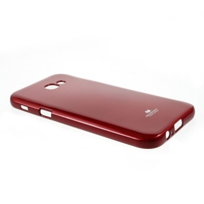 Samsung Galaxy A3 2017 (A320) Mercury raudonas kieto silikono TPU dėklas - nugarėlė / Priedai.lt
