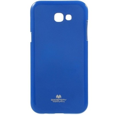 Samsung Galaxy A3 2017 (A320) Mercury tamsiai mėlynas kieto silikono TPU dėklas - nugarėlė / Priedai.lt