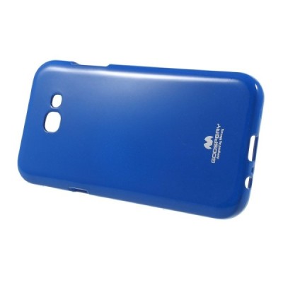 Samsung Galaxy A3 2017 (A320) Mercury tamsiai mėlynas kieto silikono TPU dėklas - nugarėlė / Priedai.lt