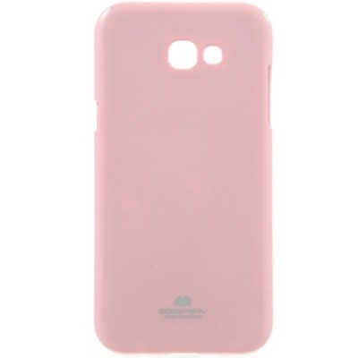 Samsung Galaxy A3 2017 (A320) Mercury šviesiai rožinis kieto silikono TPU dėklas - nugarėlė / Priedai.lt