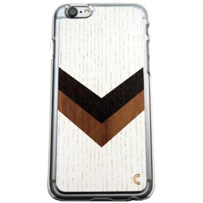Apple iPhone 6 (6s) „Crafted Cover“ Sparnai natūralaus medžio dėklas (šviesus medis) / Priedai.lt