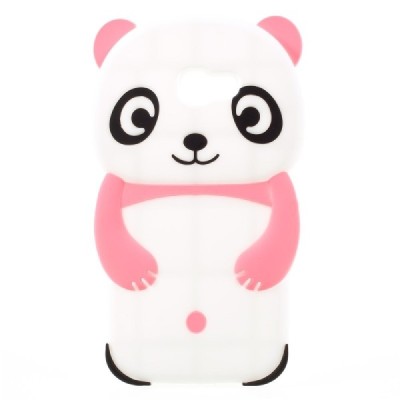 Žaismingas silikoninis Samsung Galaxy A3 2017 (A320) - panda / Priedai.lt