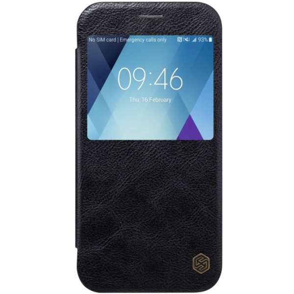 „Nillkin“ Qin atverčiamas dėklas - juodas (Galaxy A5 2017)