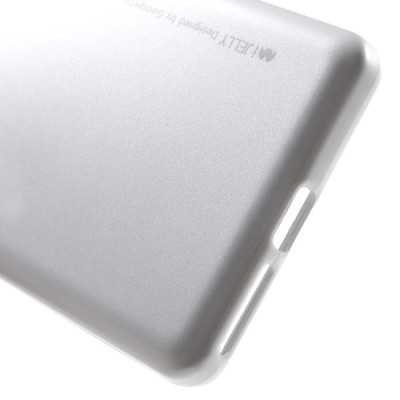 Sony Xperia E5 Mercury baltas kieto silikono tpu dėklas - nugarėlė / Priedai.lt