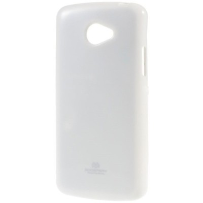 LG K5 (X220DSH) baltas Mercury kieto silikono (TPU) dėklas - nugarėlė / Priedai.lt