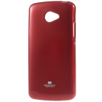LG K5 (X220DSH) raudonas Mercury kieto silikono (TPU) dėklas - nugarėlė / Priedai.lt