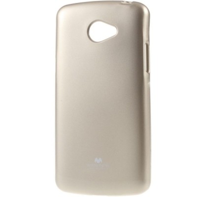 LG K5 (X220DSH) auksinis Mercury kieto silikono (TPU) dėklas - nugarėlė / Priedai.lt