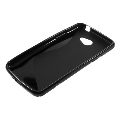 LG K5 (X220DSH) kieto silikono TPU juodas dėklas - nugarėlė / Priedai.lt