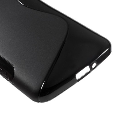 LG K5 (X220DSH) kieto silikono TPU juodas dėklas - nugarėlė / Priedai.lt