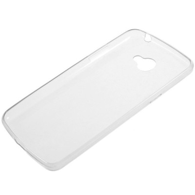 LG K5 (X220DSH) skaidrus (permatomas) kieto silikono TPU ploniausias pasaulyje bespalvis dėklas / Priedai.lt
