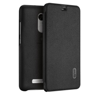 Lenuo Ledream  atverčiamas Xiaomi Redmi Note 3, Redmi Note 3 Pro juodas odinis dėklas / Priedai.lt
