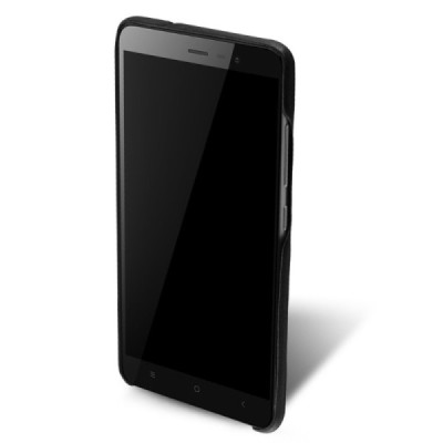 „Lenuo“ Soft Slim serijos Xiaomi Redmi Note 3 ir Xiaomi Redmi Note 3 Pro juodas odinis dėklas - nugarėlė / Priedai.lt