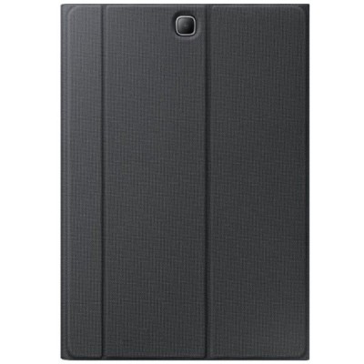 Originalus Samsung Galaxy Tab A 9.7 (T555, T550) Book Cover atverčiamas tamsiai pilkas medžiaginis dėklas / Priedai.lt