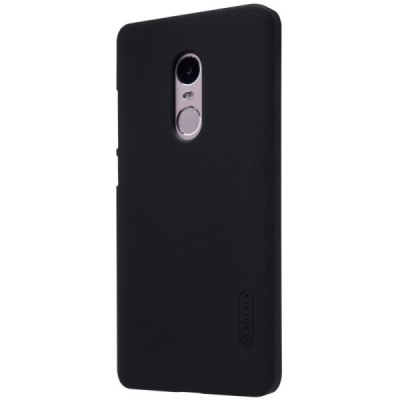 Xiaomi Redmi Note 4 Nillkin Frosted Shield juodas plastikinis dėklas / Priedai.lt