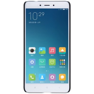 Xiaomi Redmi Note 4 Nillkin Frosted Shield juodas plastikinis dėklas / Priedai.lt