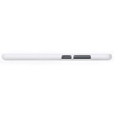 Huawei P10 Nillkin Frosted Shield baltas plastikinis dėklas + apsauginė ekrano plėvelė / Priedai.lt