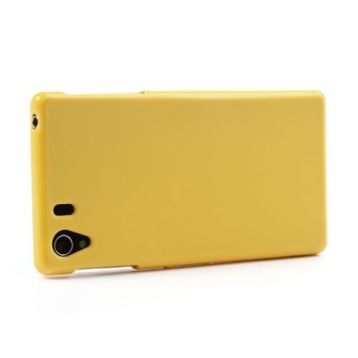 „Jelly Case“ Sony Xperia Z1 geltonas silikoninis dėklas / Priedai.lt