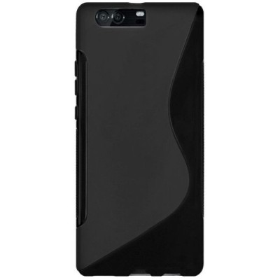 Huawei P10 kieto silikono TPU juodas dėklas - nugarėlė / Priedai.lt