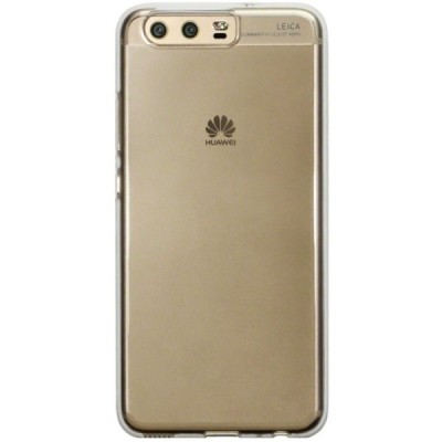Huawei P10 skaidrus (permatomas) kieto silikono TPU ploniausias pasaulyje bespalvis dėklas / Priedai.lt