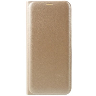 Samsung Galaxy S8 (G950) auksinis odinis atverčiamas Smart Wallet dėklas - piniginė / Priedai.lt